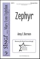 Zephyr Three-Part Mixed choral sheet music cover